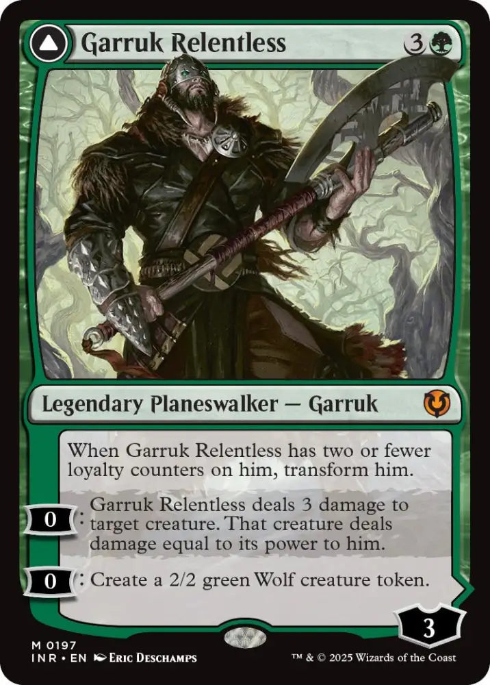 Garruk Relentless // Garruk the Veil-Cursed [Innistrad Remastered] - MTG Single