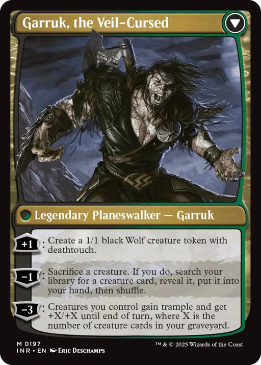 Garruk Relentless // Garruk the Veil-Cursed [Innistrad Remastered] - MTG Single