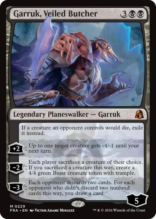 Garruk, Veiled Butcher (229) [Reality Fracture]