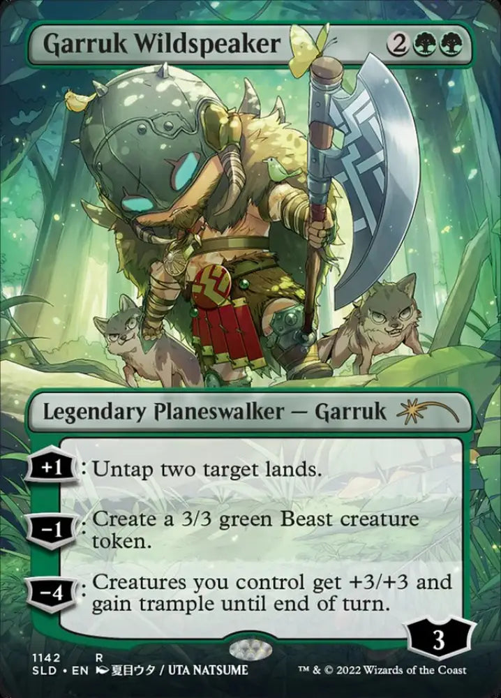 Garruk Wildspeaker (Borderless) [Secret Lair Drop Series] - MTG Single