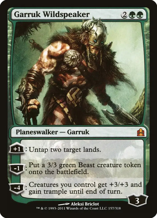 Garruk Wildspeaker [Commander 2011] - MTG Single