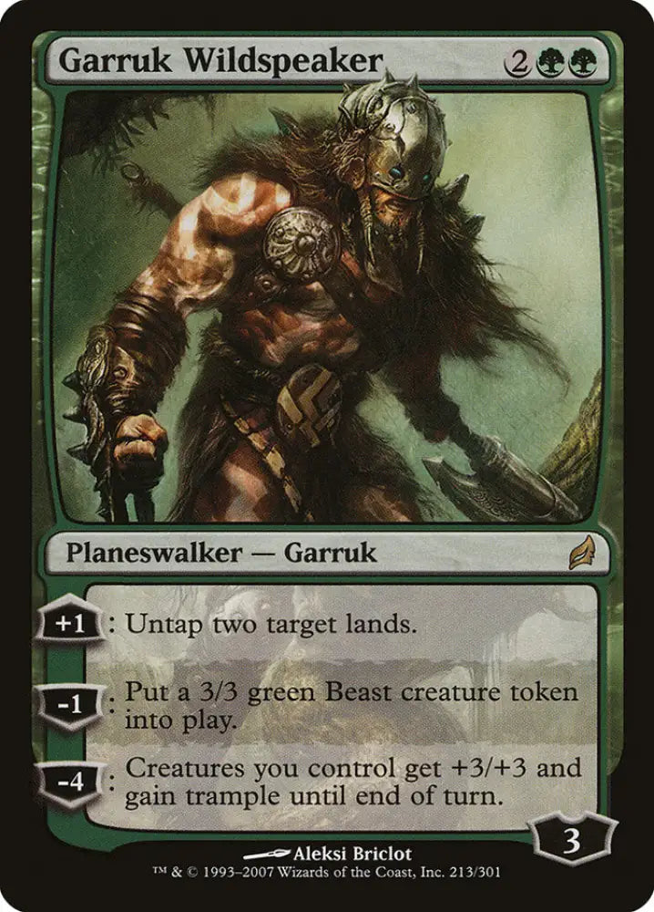 Garruk Wildspeaker [Lorwyn] - MTG Single