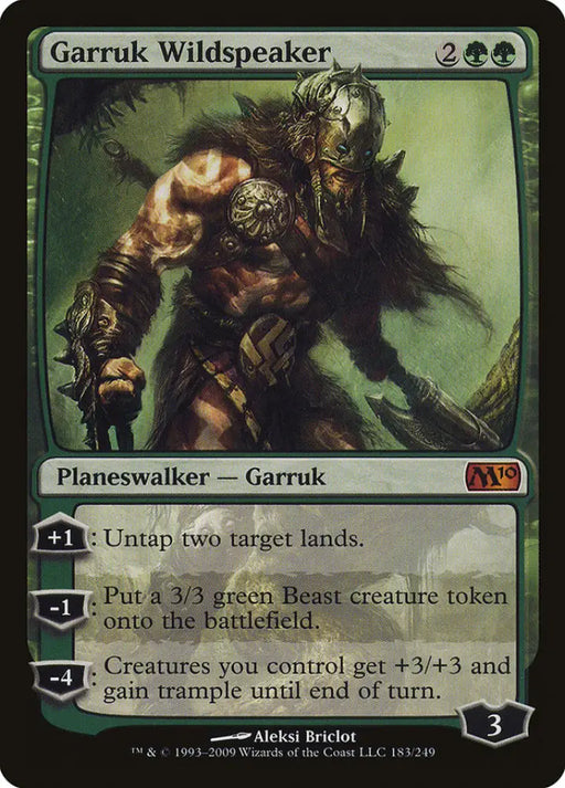 Garruk Wildspeaker [Magic 2010] - MTG Single