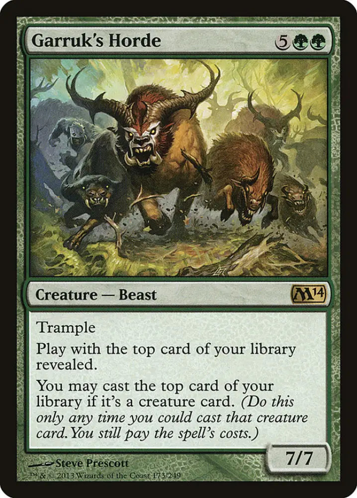 Garruk’s Horde [Magic 2014] - MTG Single
