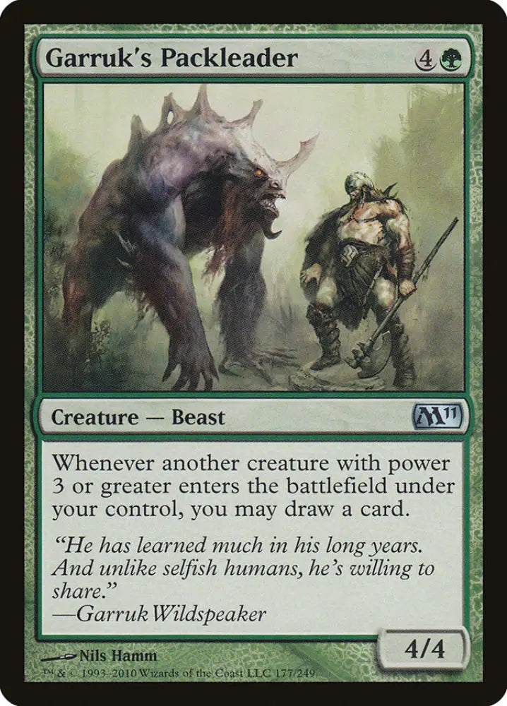 Garruk’s Packleader [Magic 2011] - MTG Single