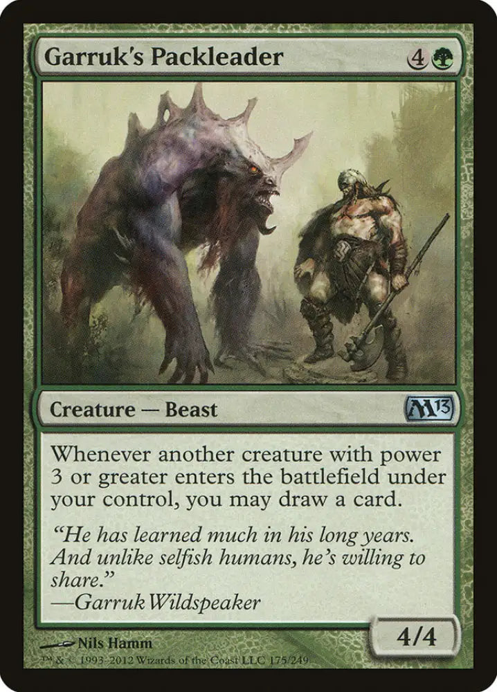 Garruk’s Packleader [Magic 2013] - MTG Single