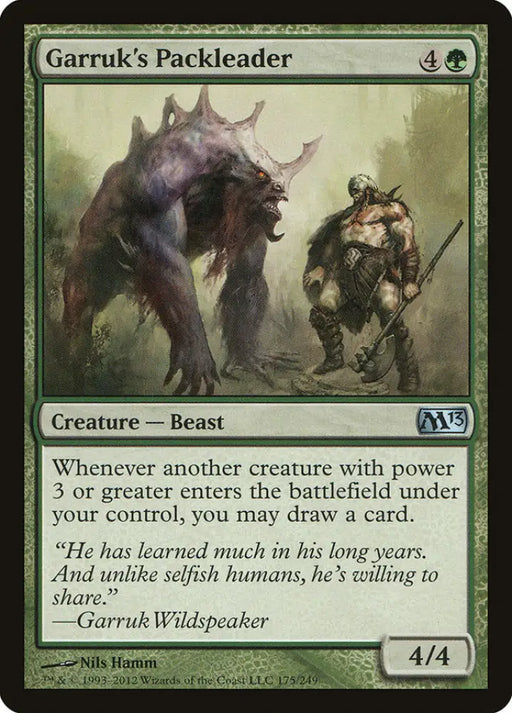Garruk’s Packleader [Magic 2013] - MTG Single