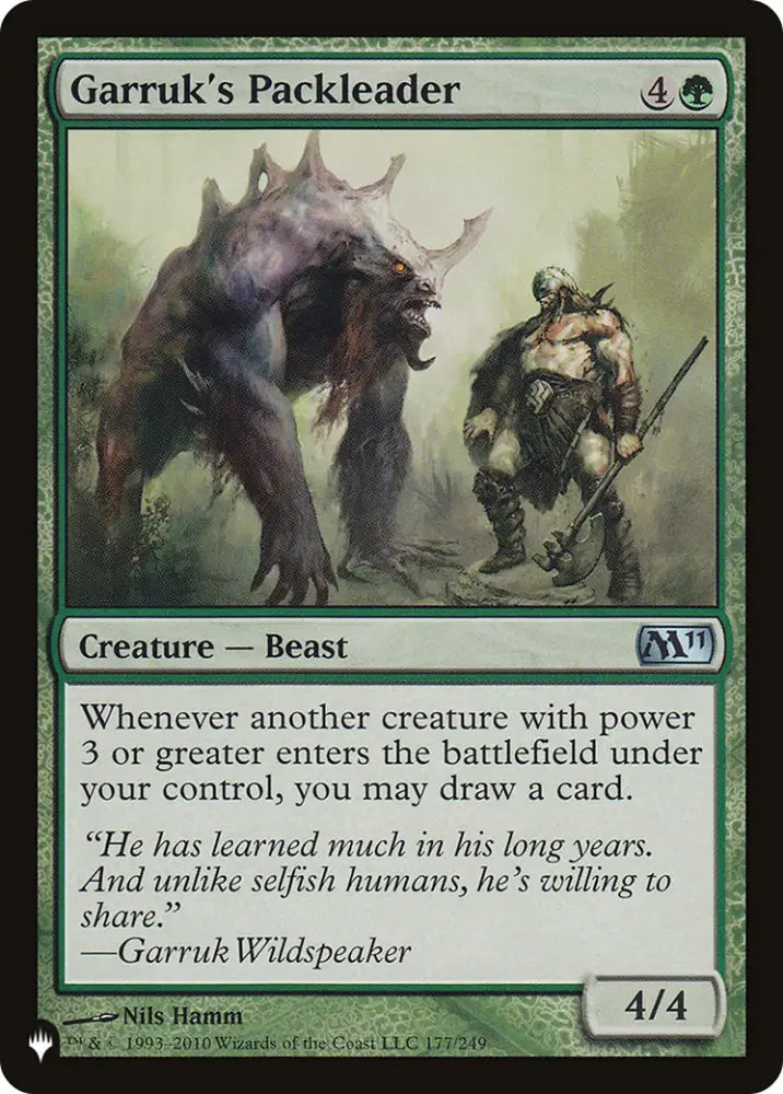Garruk’s Packleader [The List] - MTG Single