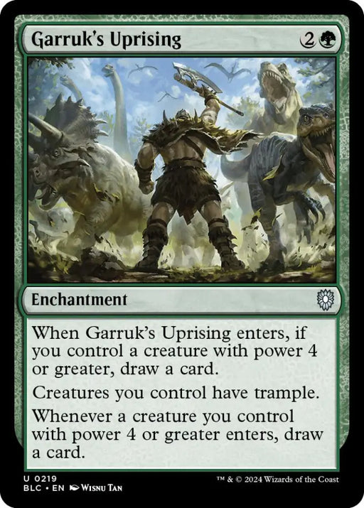 Garruk’s Uprising [Bloomburrow Commander] - MTG Single