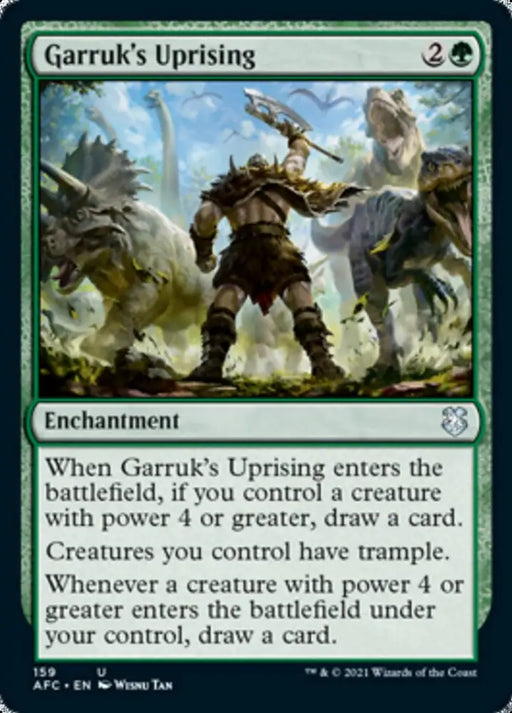 Garruk’s Uprising [Dungeons & Dragons: Adventures in the Forgotten Realms Commander] - MTG Single