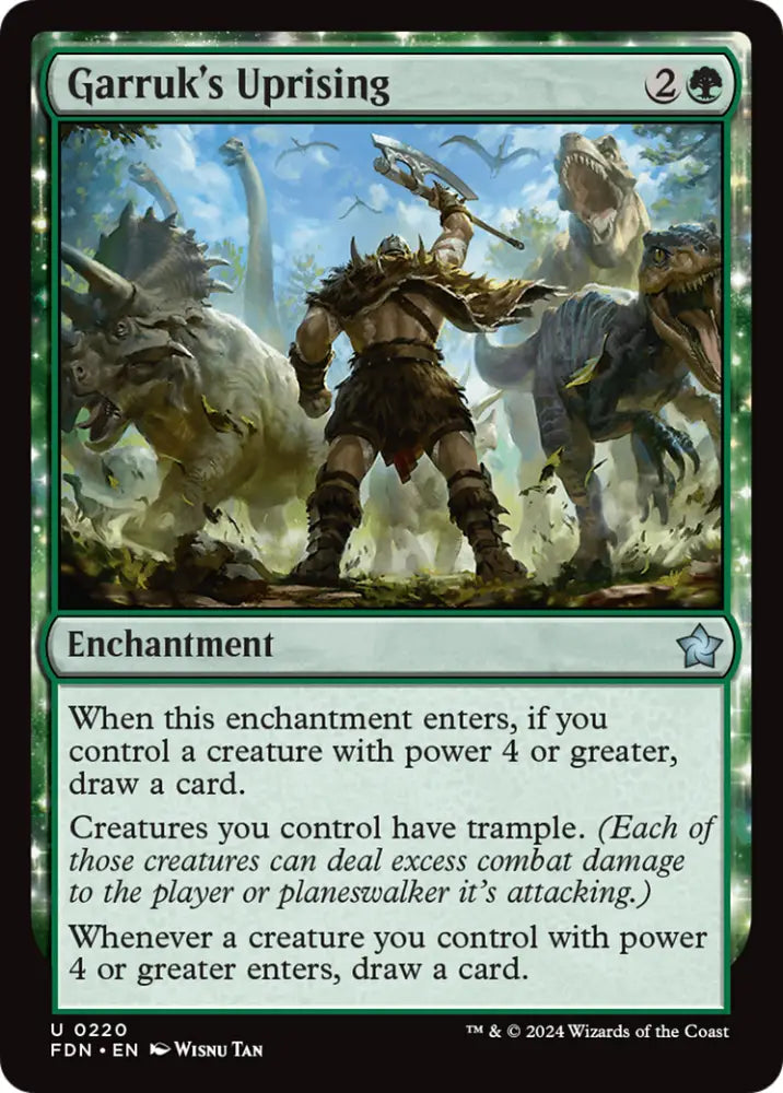 Garruk’s Uprising [Foundations] - MTG Single