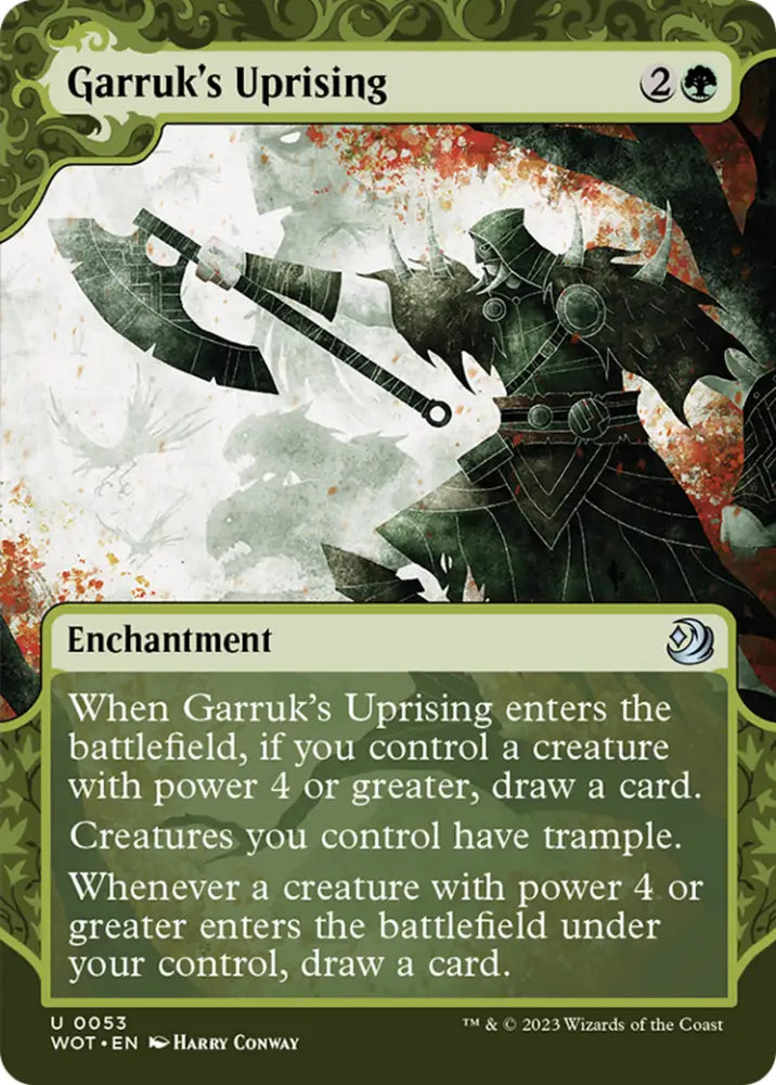 Garruk’s Uprising [Wilds of Eldraine: Enchanting Tales] - MTG Single