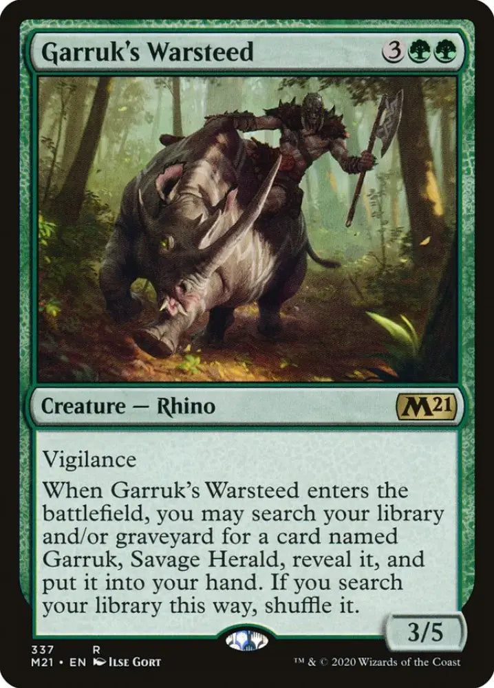 Garruk’s Warsteed [Core Set 2021] - MTG Single