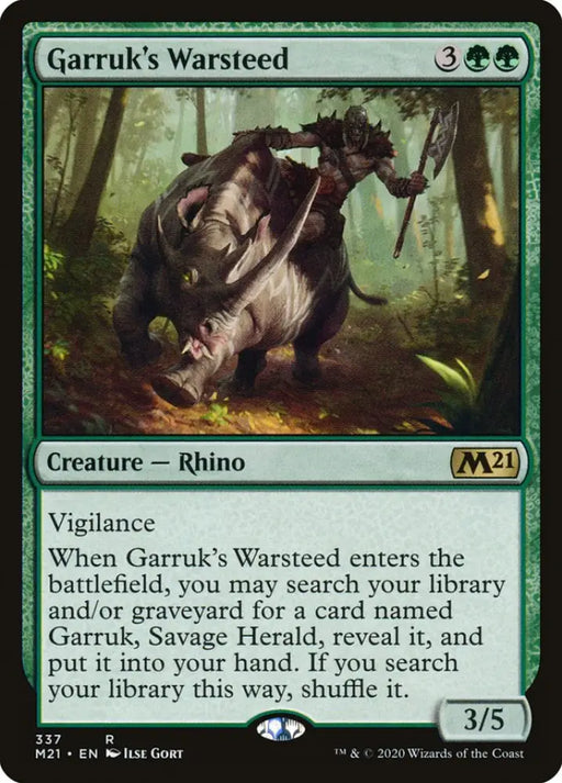 Garruk’s Warsteed [Core Set 2021] - MTG Single