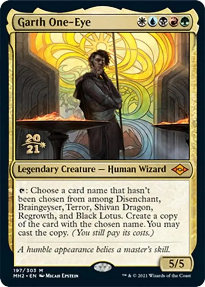 Garth One-Eye [Modern Horizons 2 Prerelease Promos] - MTG Single