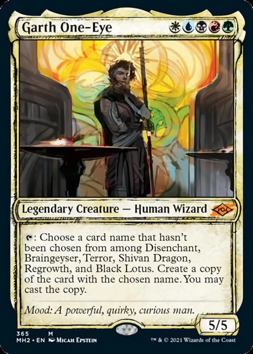 Garth One-Eye (Sketch) [Modern Horizons 2] - MTG Single