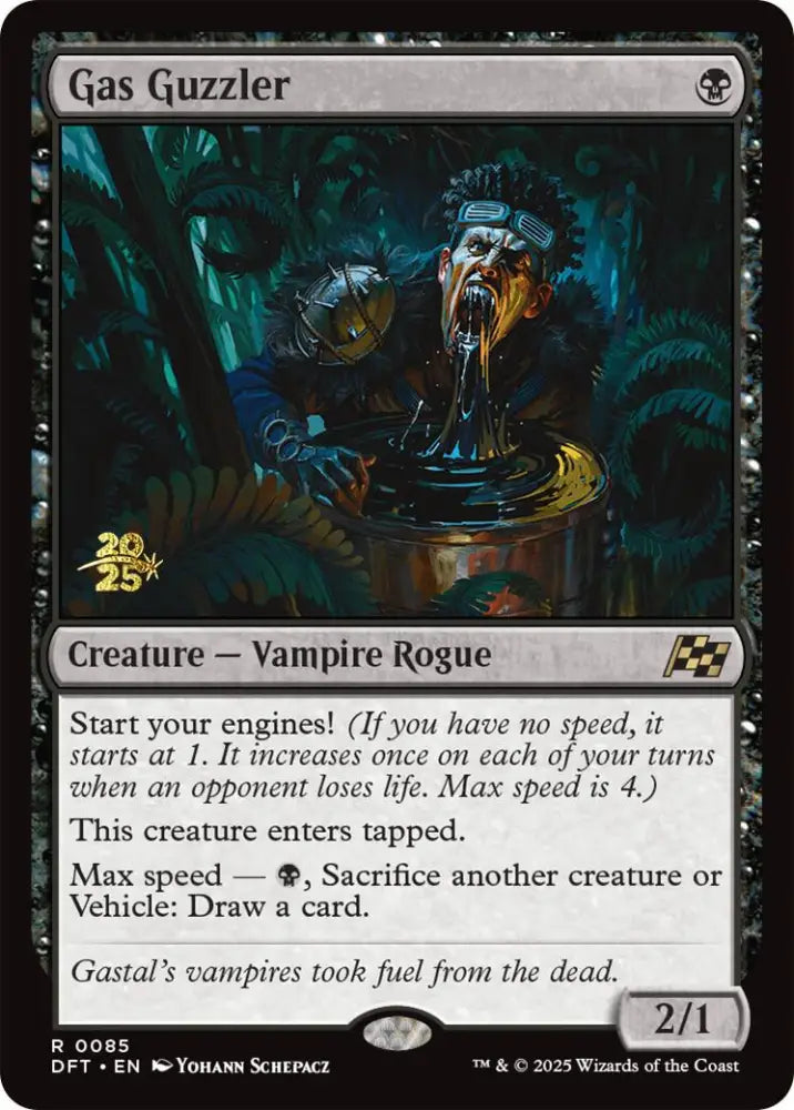 Gas Guzzler [Aetherdrift Prerelease Promos] - MTG Single