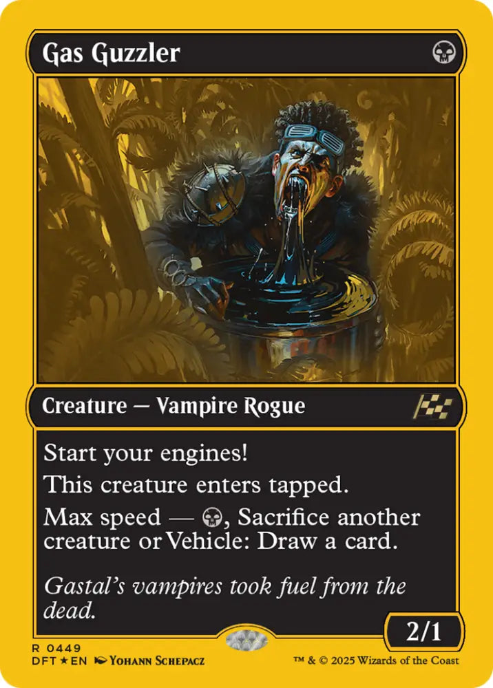 Gas Guzzler (First-Place Foil) [Aetherdrift] - MTG Single