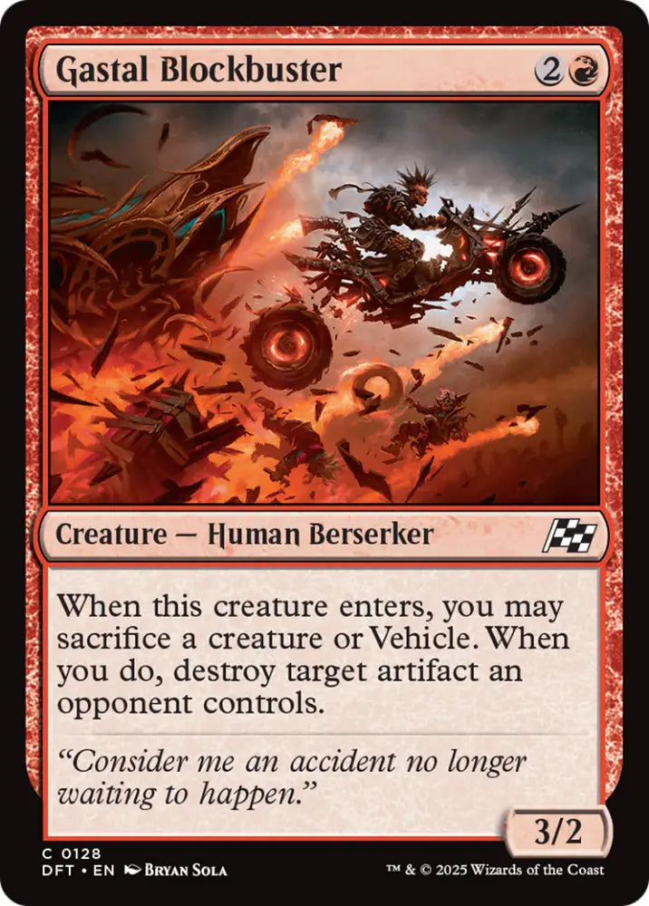 Gastal Blockbuster [Aetherdrift] - MTG Single