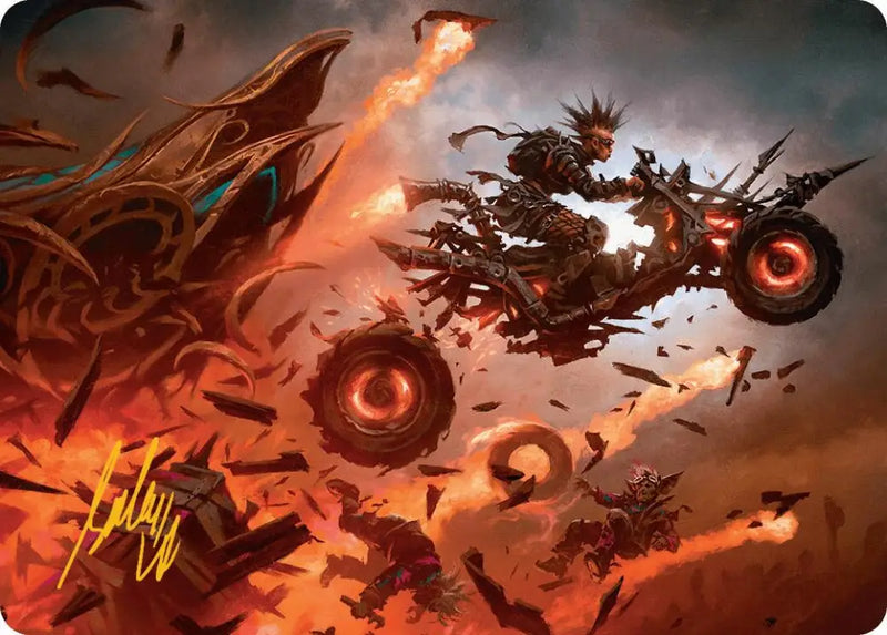 Gastal Blockbuster Art Card (Gold-Stamped Signature) [Aetherdrift Art Series] - MTG Single