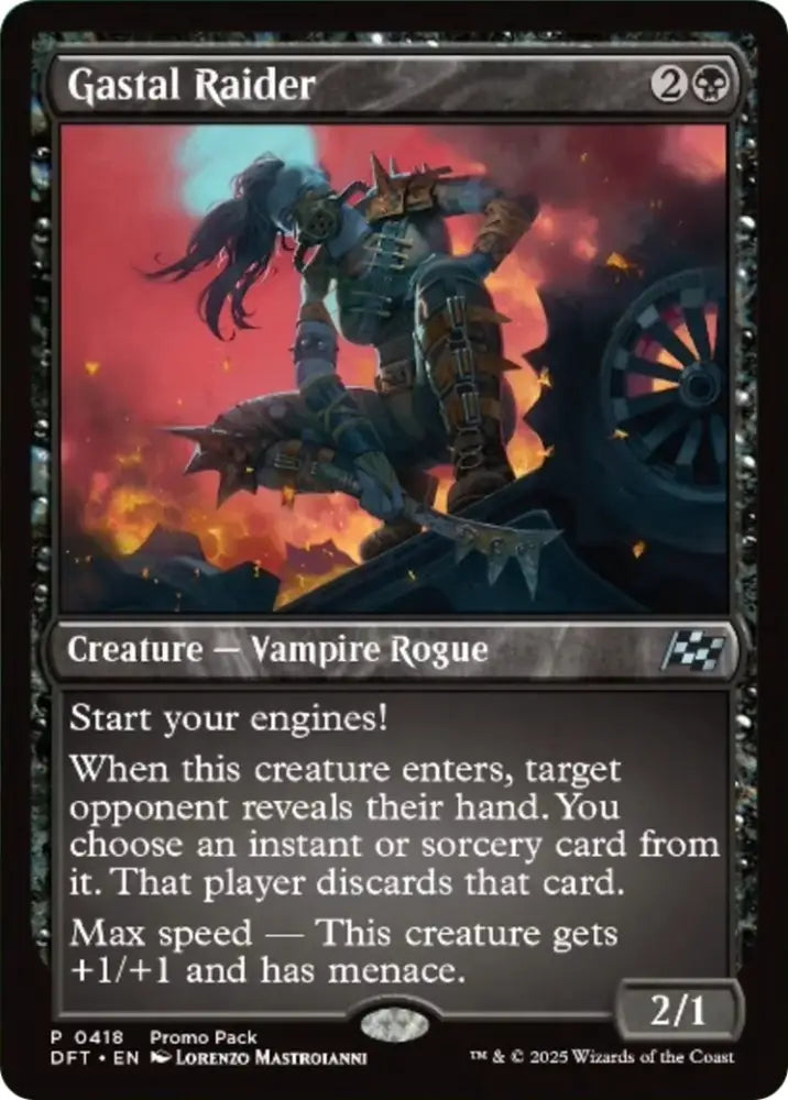 Gastal Raider (Promo Pack) [Aetherdrift Promos] - MTG Single