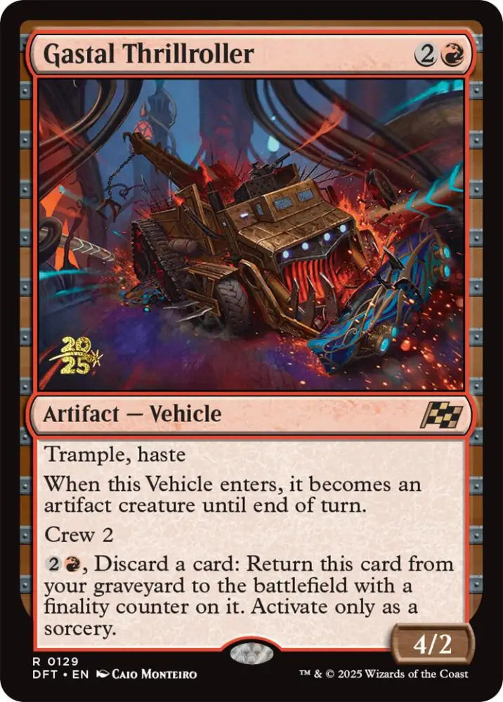 Gastal Thrillroller [Aetherdrift Prerelease Promos] - MTG Single