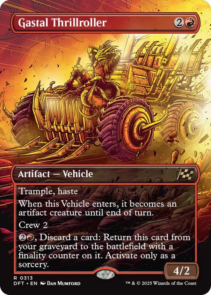 Gastal Thrillroller (Borderless) [Aetherdrift] - MTG Single