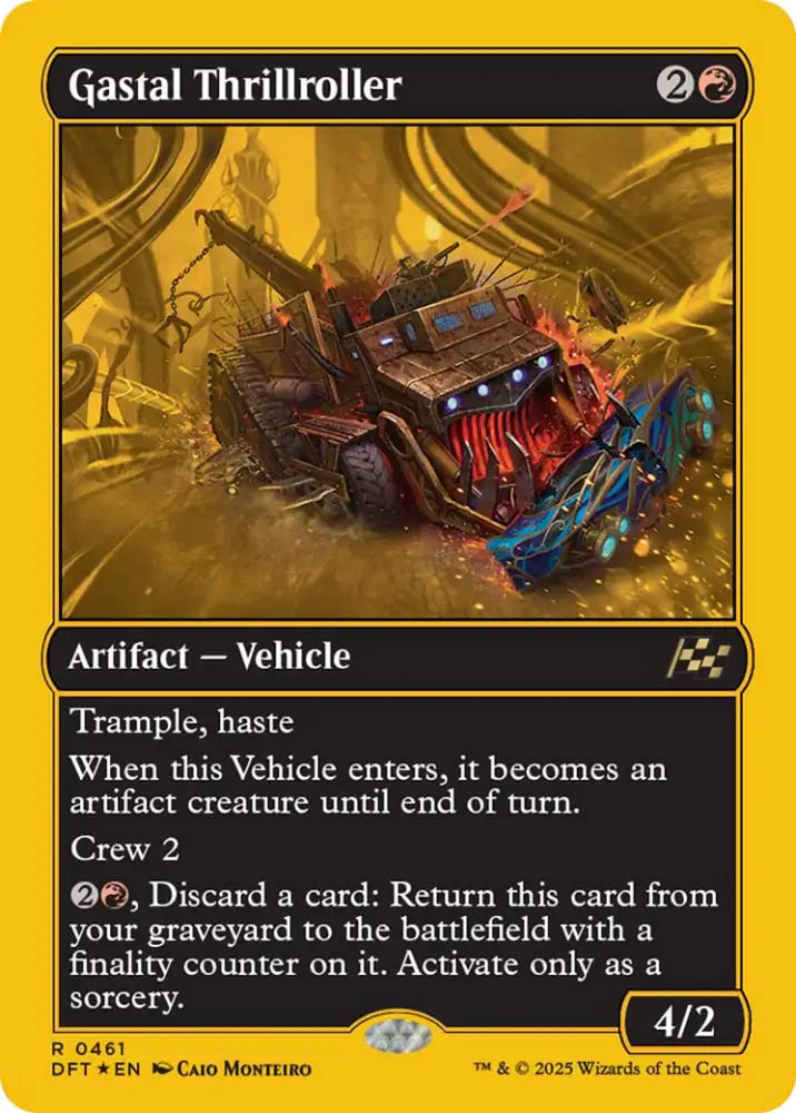 Gastal Thrillroller (First-Place Foil) [Aetherdrift] - MTG Single