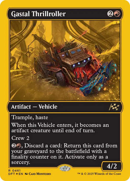 Gastal Thrillroller (First-Place Foil) [Aetherdrift] - MTG Single