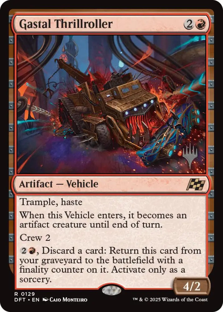 Gastal Thrillroller (Promo Pack) [Aetherdrift Promos] - MTG Single