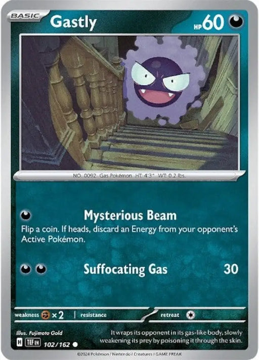 Gastly (102/162) [Scarlet & Violet: Temporal Forces] - Pokemon Single