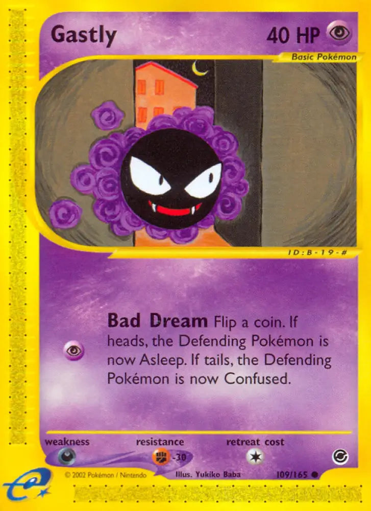 Gastly (109/165) [Expedition: Base Set] - Pokemon Single
