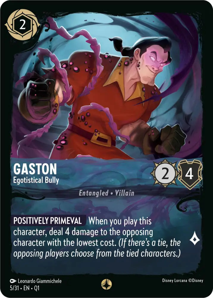 Gaston - Egotistical Bully (5/31) [Illumineer’s Quest: Deep Trouble] - Lorcana Single