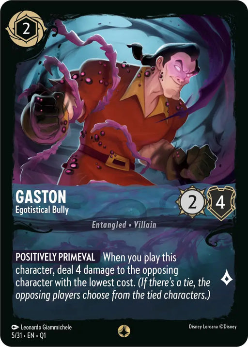 Gaston - Egotistical Bully (5/31) [Illumineer’s Quest: Deep Trouble] - Lorcana Single