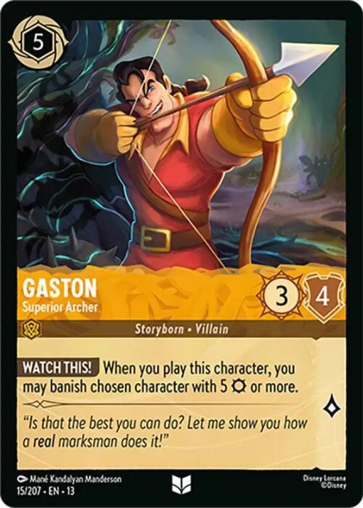 Gaston - Superior Archer (15/204) [Attack of the Vine!]