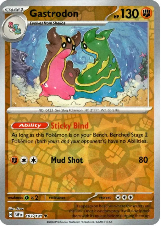 Gastrodon (107/191) [Scarlet & Violet: Surging Sparks] - Pokemon Single