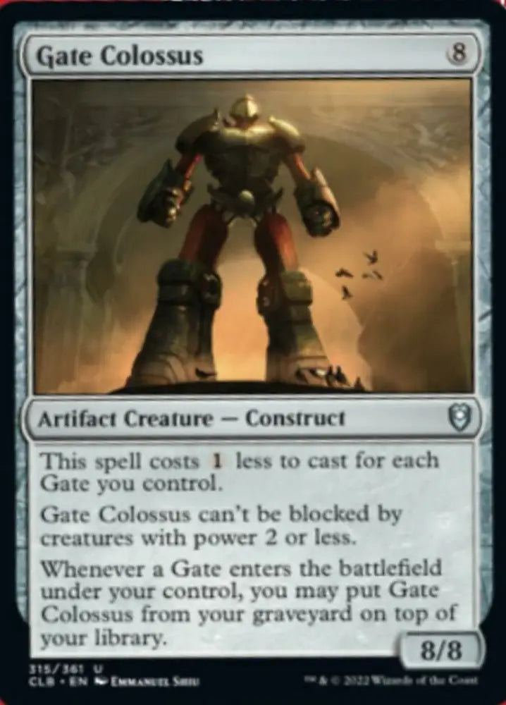 Gate Colossus [Commander Legends: Battle for Baldur’s Gate] - MTG Single