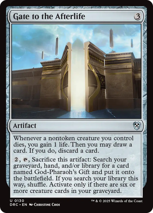 Gate to the Afterlife [Aetherdrift Commander] - MTG Single
