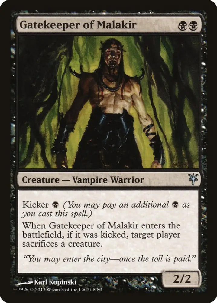 Gatekeeper of Malakir [Duel Decks: Sorin vs. Tibalt] - MTG Single