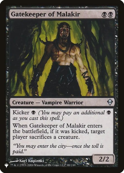 Gatekeeper of Malakir [The List] - MTG Single
