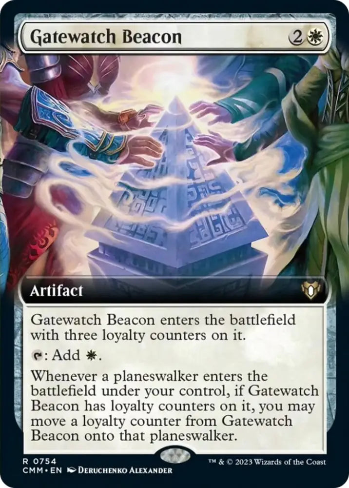 Gatewatch Beacon (Extended Art) [Commander Masters] - MTG Single