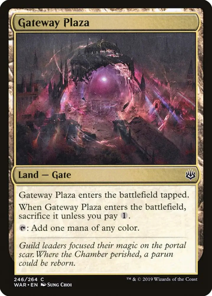 Gateway Plaza [War of the Spark] - MTG Single