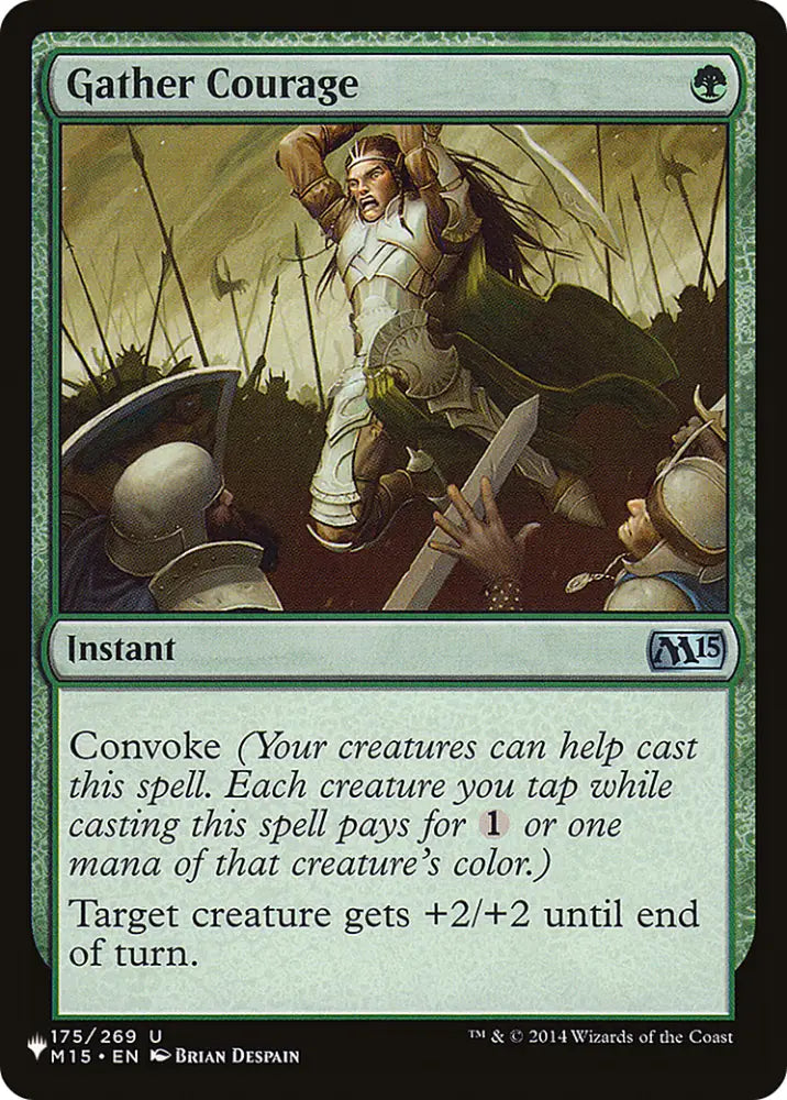 Gather Courage [The List] - MTG Single