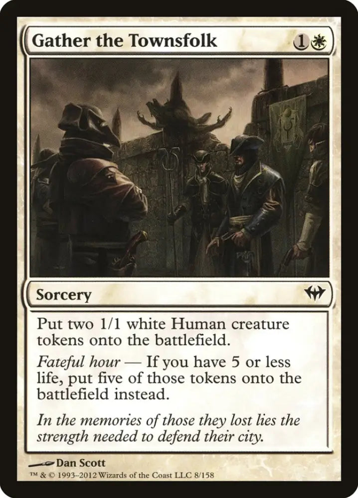 Gather the Townsfolk [Dark Ascension] - MTG Single