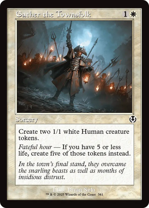 Gather the Townsfolk (Retro Frame) [Innistrad Remastered] - MTG Single