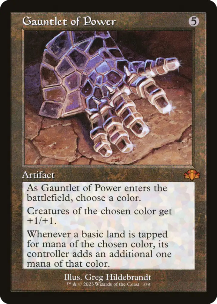 Gauntlet of Power (Retro) [Dominaria Remastered] - MTG Single
