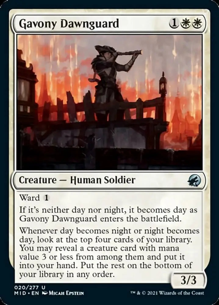Gavony Dawnguard [Innistrad: Midnight Hunt] - MTG Single