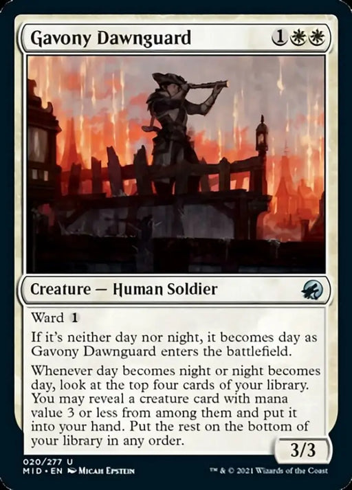 Gavony Dawnguard [Innistrad: Midnight Hunt] - MTG Single