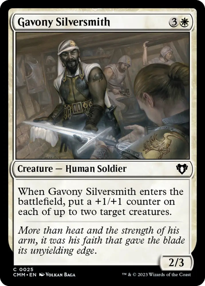 Gavony Silversmith [Commander Masters] - MTG Single