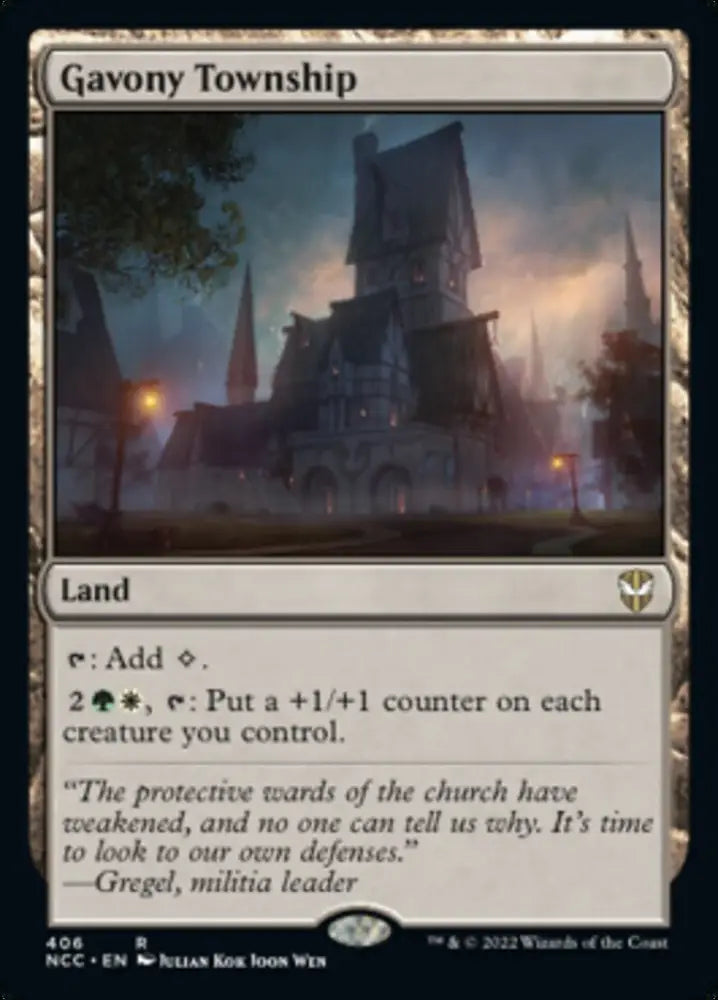 Gavony Township [Streets of New Capenna Commander] - MTG Single